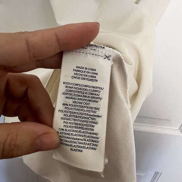 Ralph Lauren RLX Golf Polo Cream Moisture Wicking Sz Large Sporty Outdoors - Picture 6 of 7